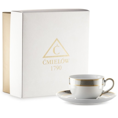Filiżanka ze spodkiem 250 ml dek: G631 YVONNE GIFT BOX